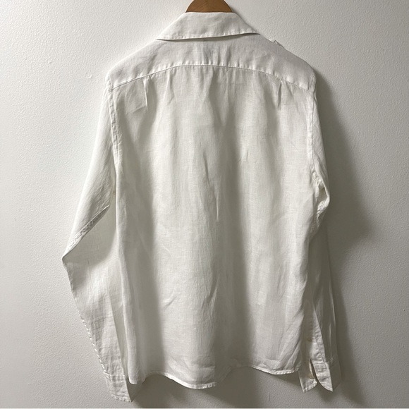 GAP Vintage White Linen Shirt - Picture 2 of 5